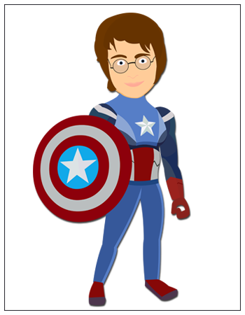 harry potter as captain america